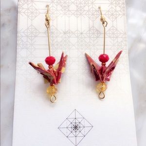 Origami earrings